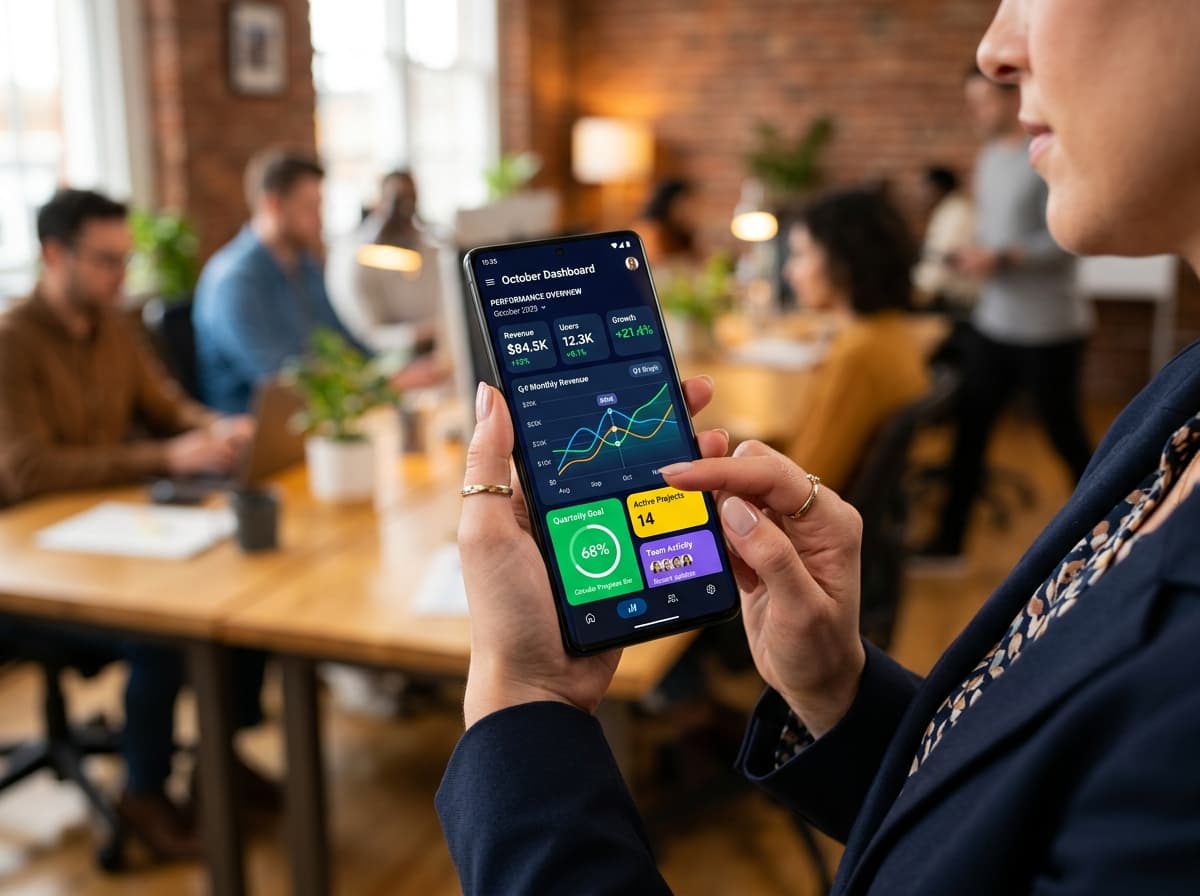 Industries Mobile App Mockup